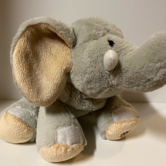 GANZ Webkinz Velvety Elephant Plush 6 inch Grey Stuffed Animal Toy - Picture 6 of 11